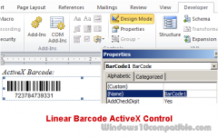 barcode activex control